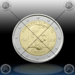 2 EVRO VATIKAN 2018 (Padre PIO) BU 2 EVRO VATIKAN 2018 (Padre PIO) BU